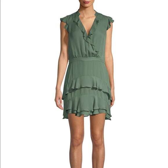 Parker Dresses & Skirts - Parker Tangia Ruffle dress in Greenbriar size 2